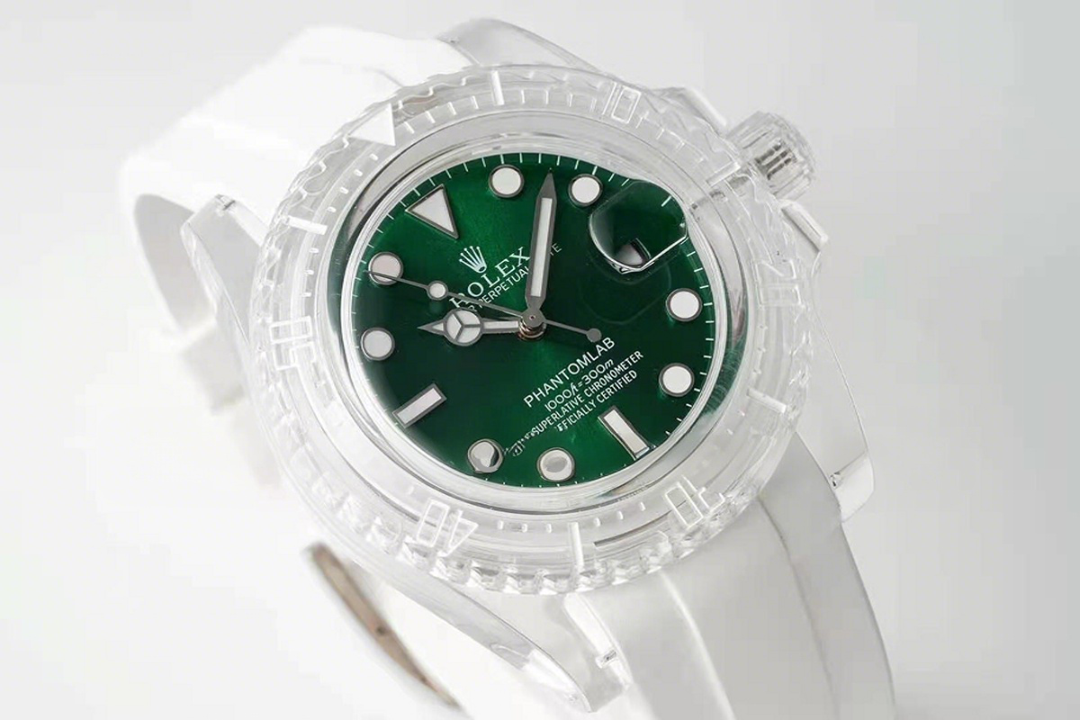 Rolex Phantomlab Submariner Green Dial-fasswatch