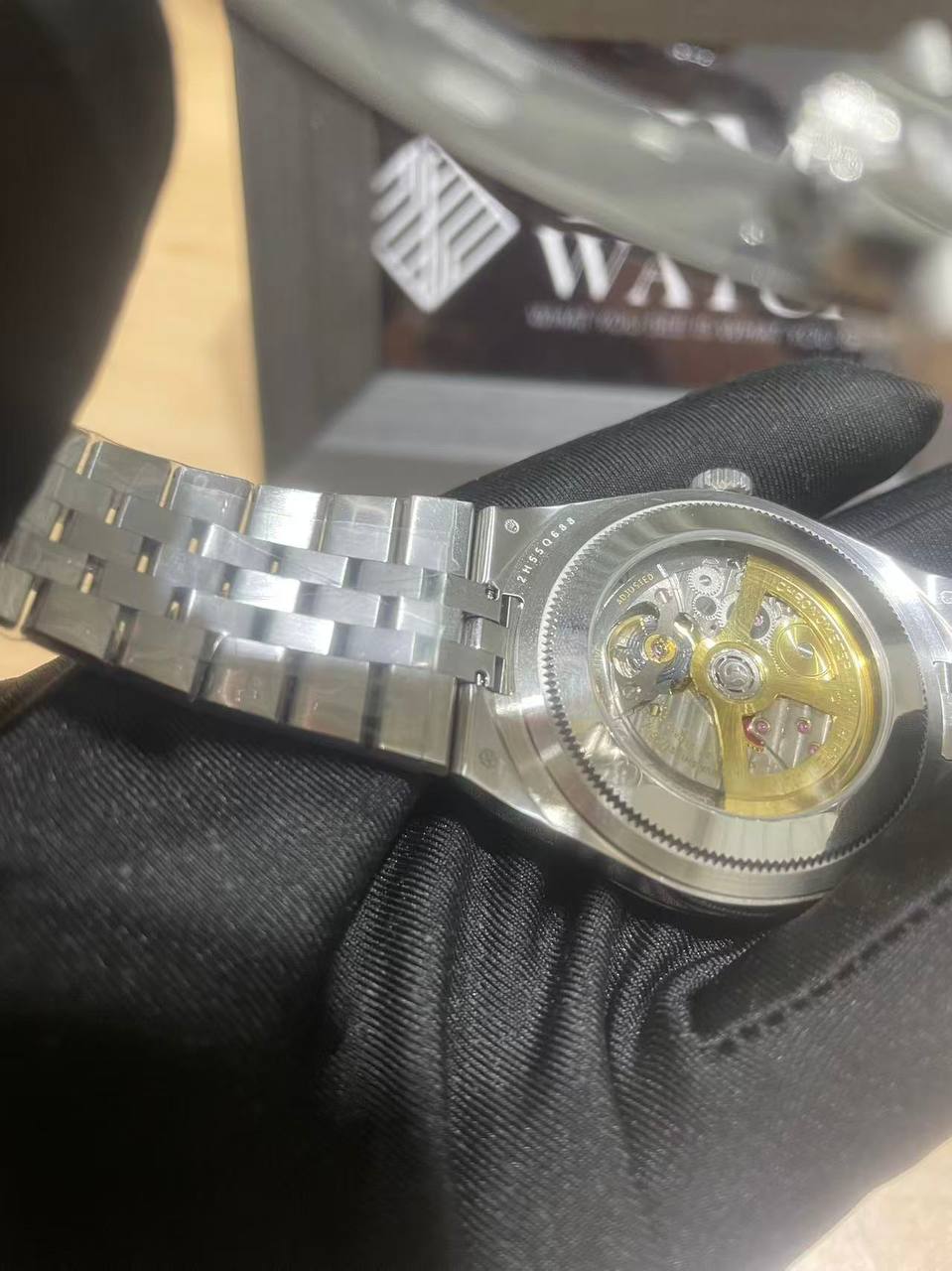 (New in 2025) Rolex M127334-0001 Land-Dweller white/blue/light blue/light white/white rose-fasswatch