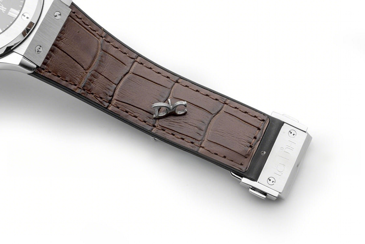 Hublot Classic Fusion Chronograph Brown Dial in Steel-fasswatch