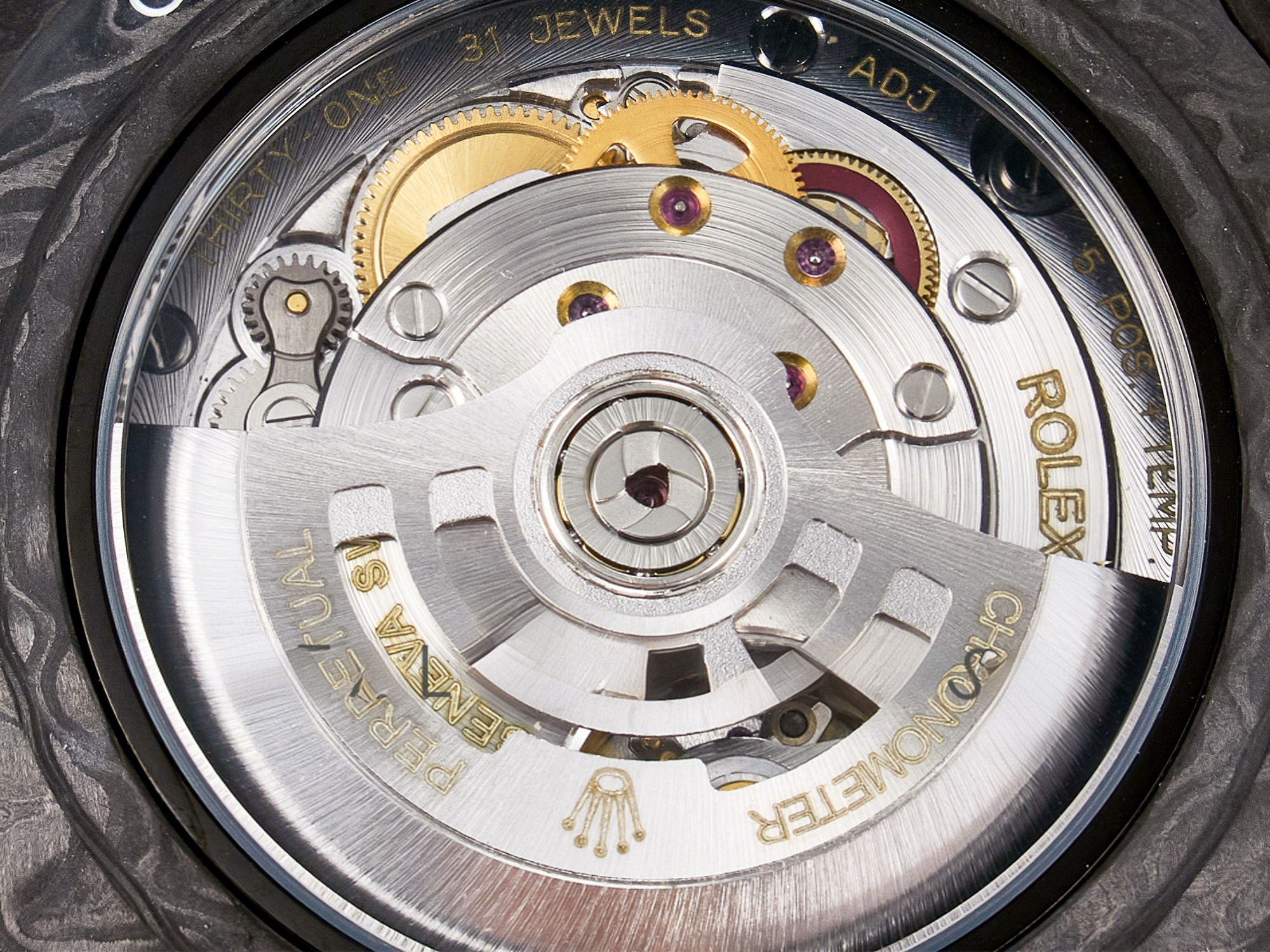 Rolex GMT Carbon DIWF Best Edition Black Carbon Dial SS Markers on Black Nylon Strap SA3285 CHS V2-fasswatch