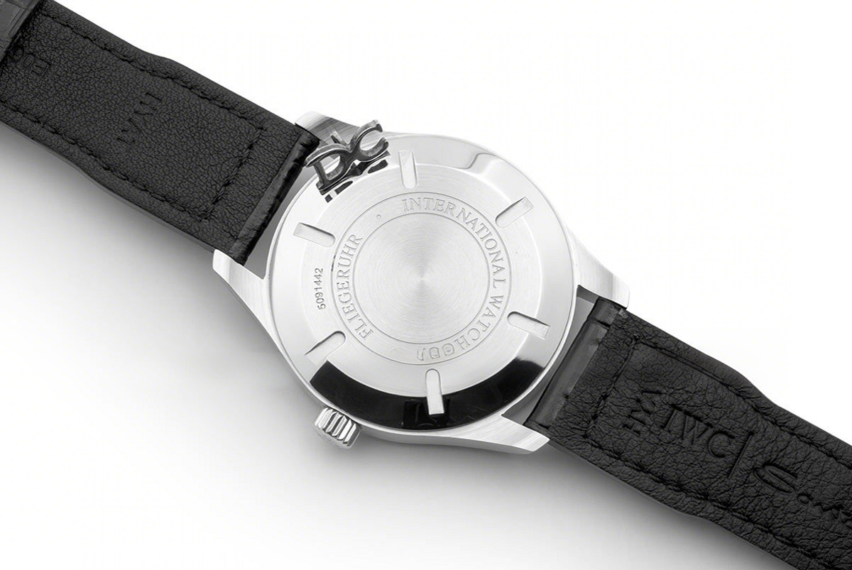 IWC Mark XVII Black Dial on Steel IW326501-fasswatch