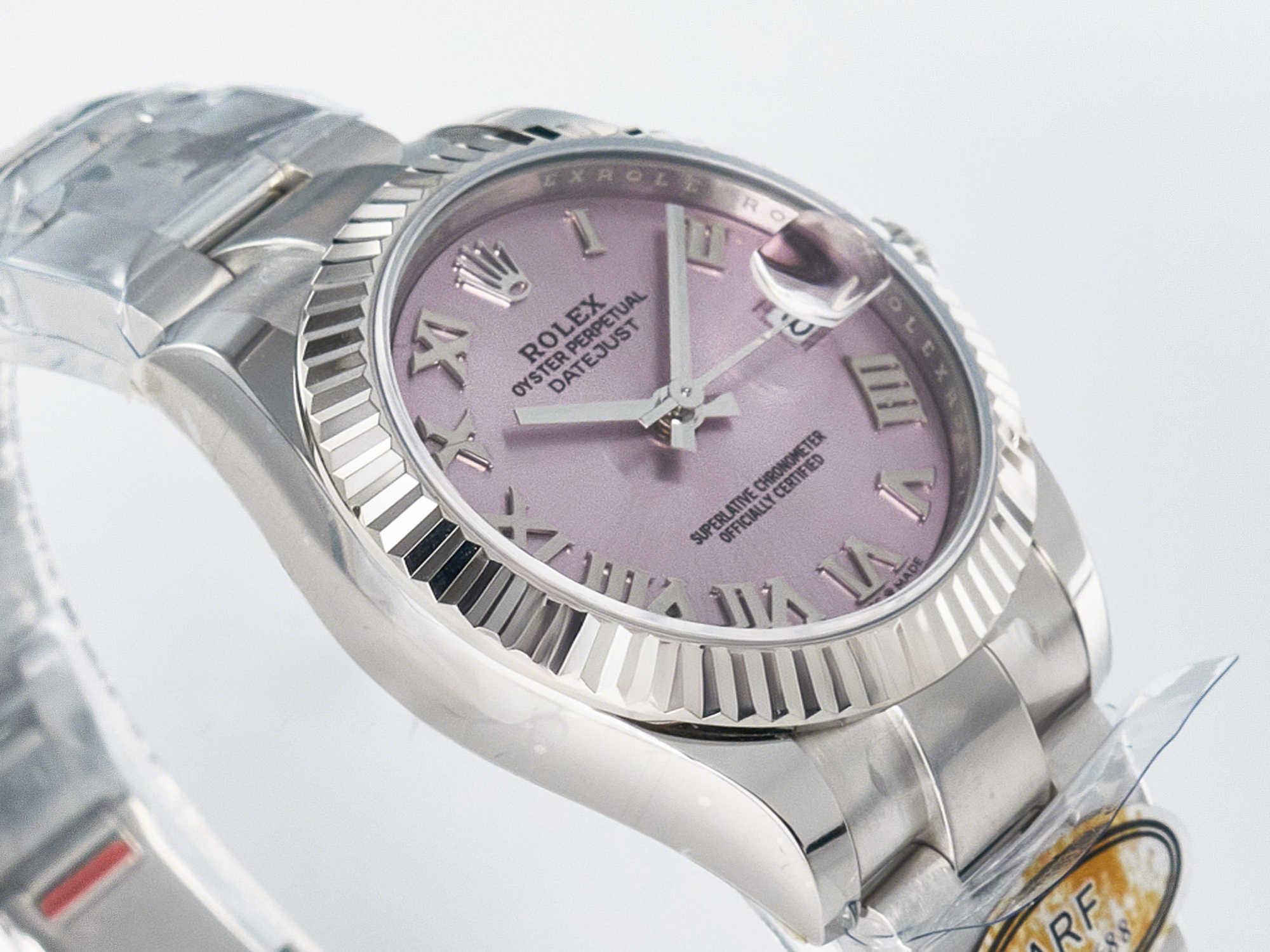 Rolex DateJust 31 278274 ARF 1:1 Best Edition 904L Steel Pink Roman Dial on SS Oyster Bracelet ETA 2688-fasswatch