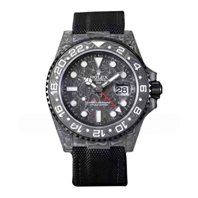 Rolex DIW GMT All Black Carbon-fasswatch