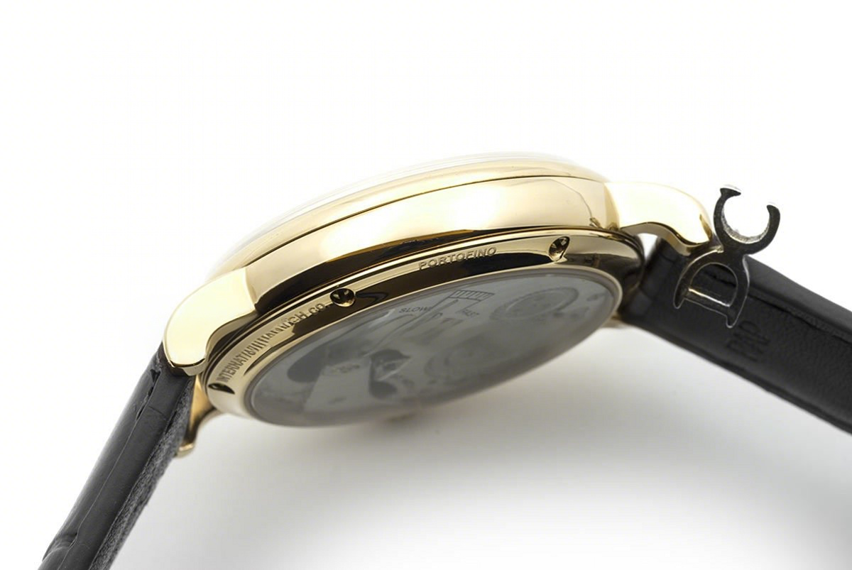 IWC Vintage Portofino Hand Wound IW544806 White Dial in Yellow Gold-fasswatch