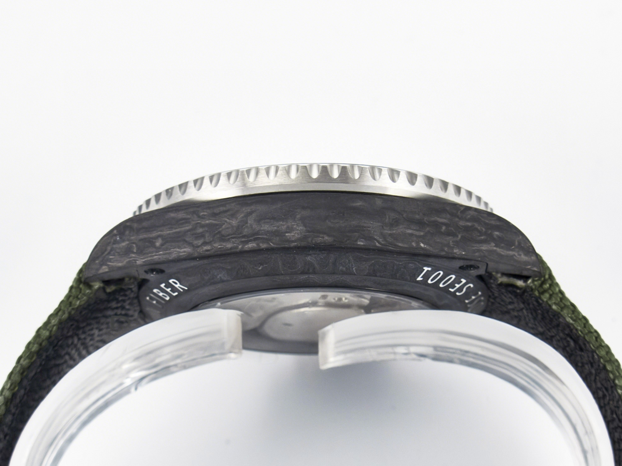 Rolex GMT Carbon DIWF Best Edition Green Arabic Dial on Green Nylon Strap SA3186 CHS-fasswatch