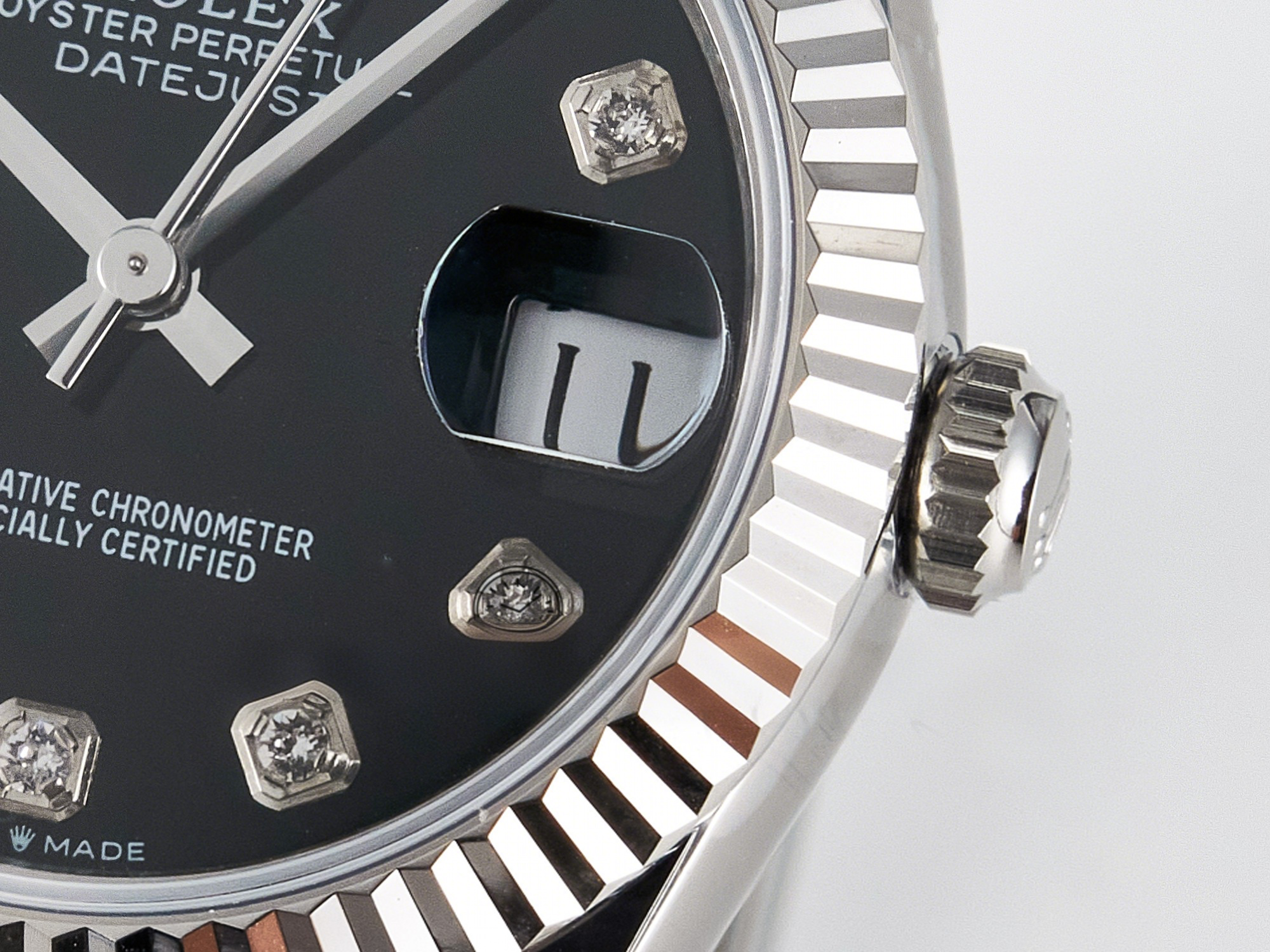Rolex DateJust 31 278274 ARF 1:1 Best Edition 904L Steel Black Diamonds Dial on SS Oyster Bracelet ETA 2688-fasswatch