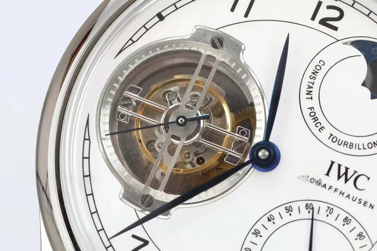 IWC Portugieser Constant-Force Tourbillon Edition ‘150 Years’ IW590202 White Dial-fasswatch
