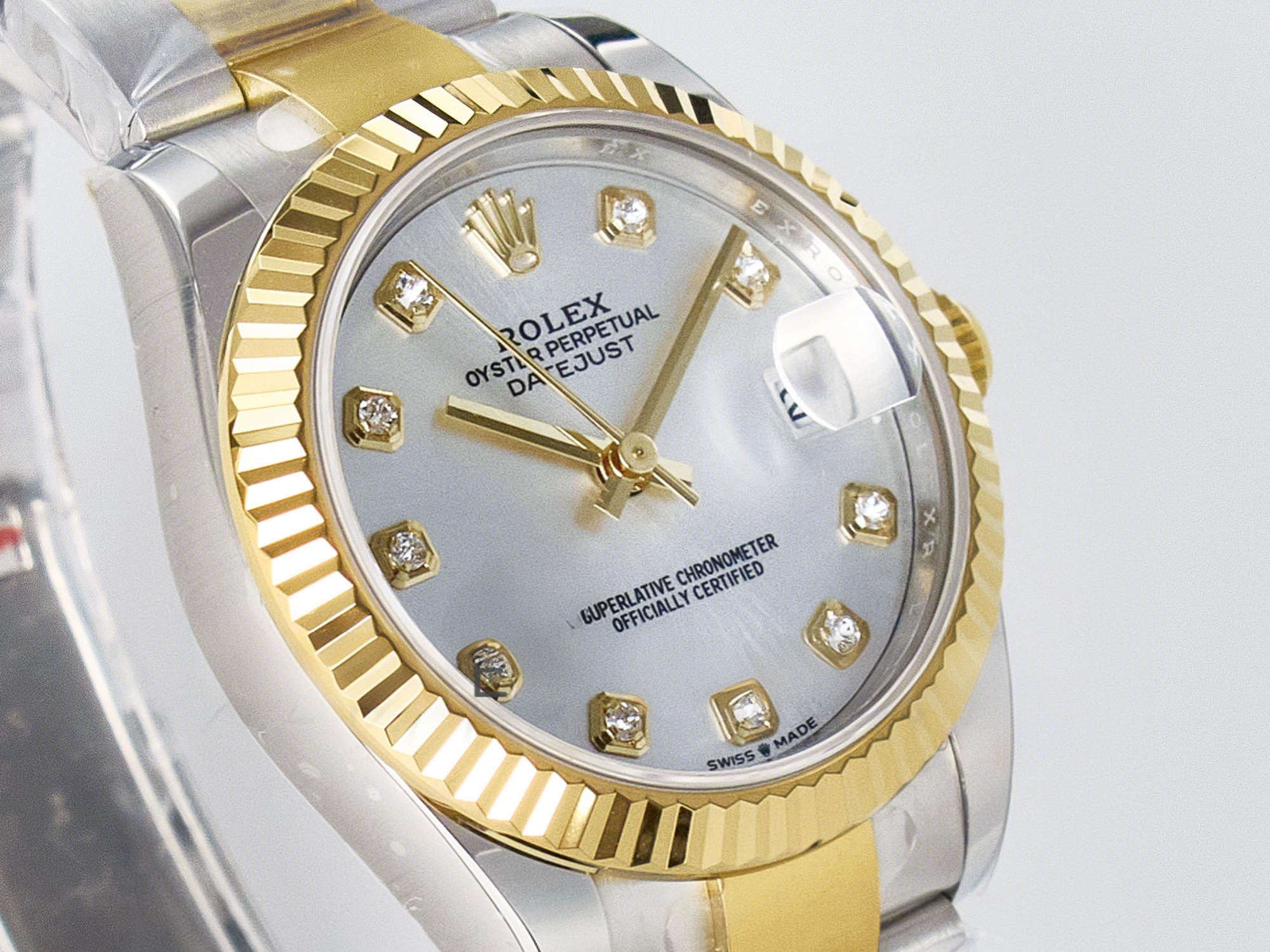 Rolex DateJust 31 278273 ARF 1:1 Best Edition 904L Steel White MOP Dial on SS/YG Oyster Bracelet ETA 2688-fasswatch