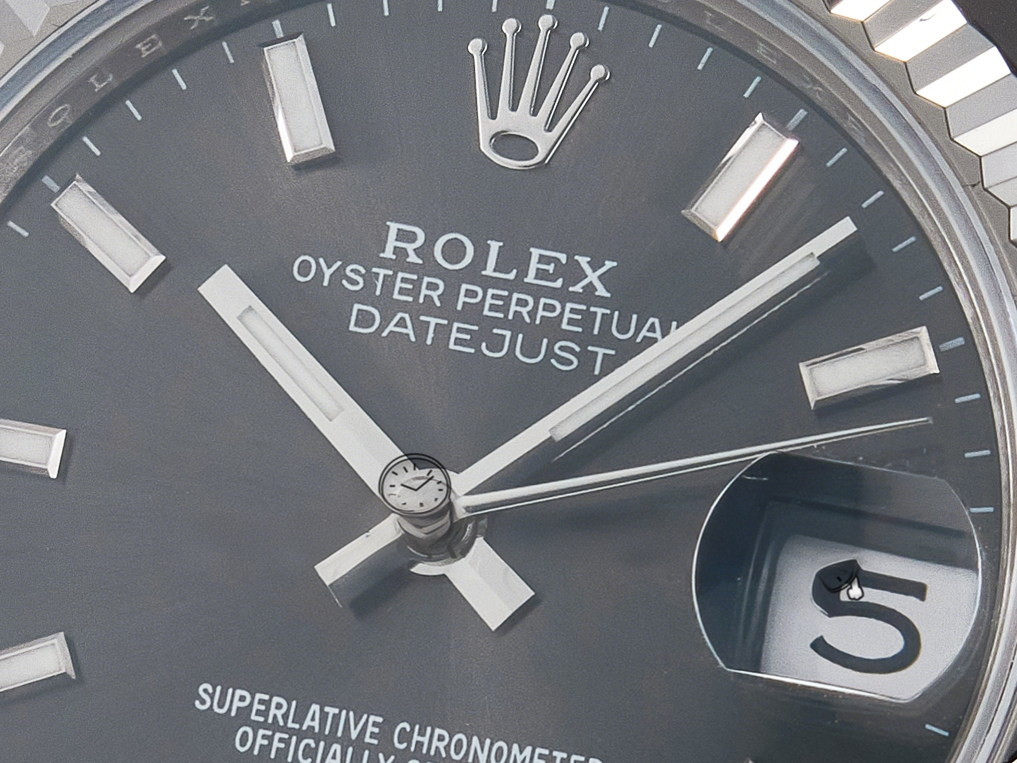 Rolex DateJust 31 278274 ARF 1:1 Best Edition 904L Steel Gray Dial Stick Marker on SS Oyster Bracelet ETA 2688-fasswatch