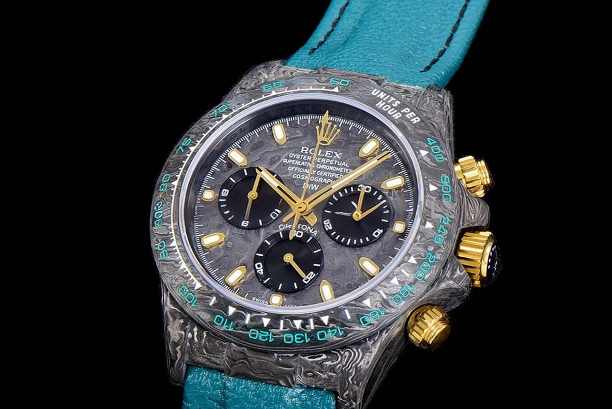Rolex Daytona DIW Custom Carbon Dial-fasswatch