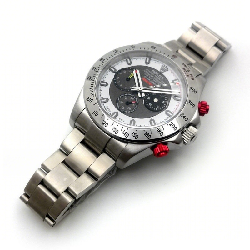 Rolex Brevet+ Daytona White Dial in Steel-fasswatch