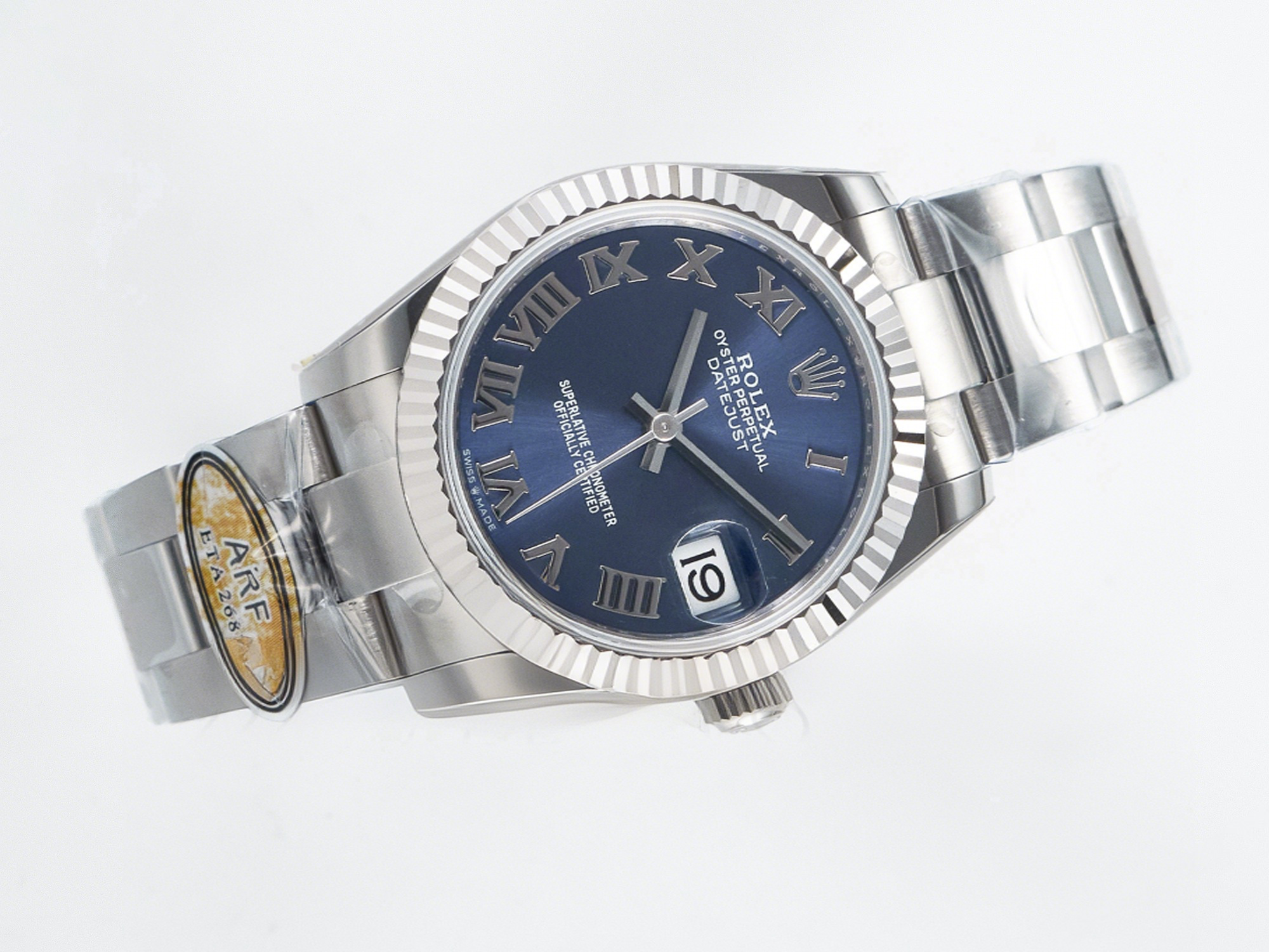 Rolex DateJust 31 278274 ARF 1:1 Best Edition 904L Steel Blue Roman Dial on SS Oyster Bracelet ETA 2688-fasswatch
