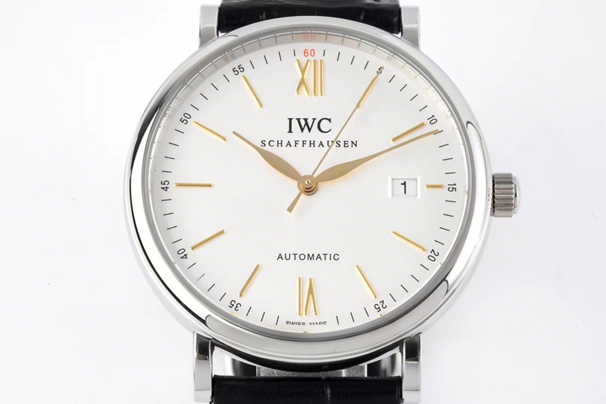 IWC Portofino Automatic IW356517 White Dial in Steel-fasswatch