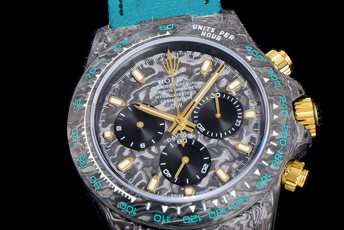 Rolex Daytona DIW Custom Carbon Dial-fasswatch