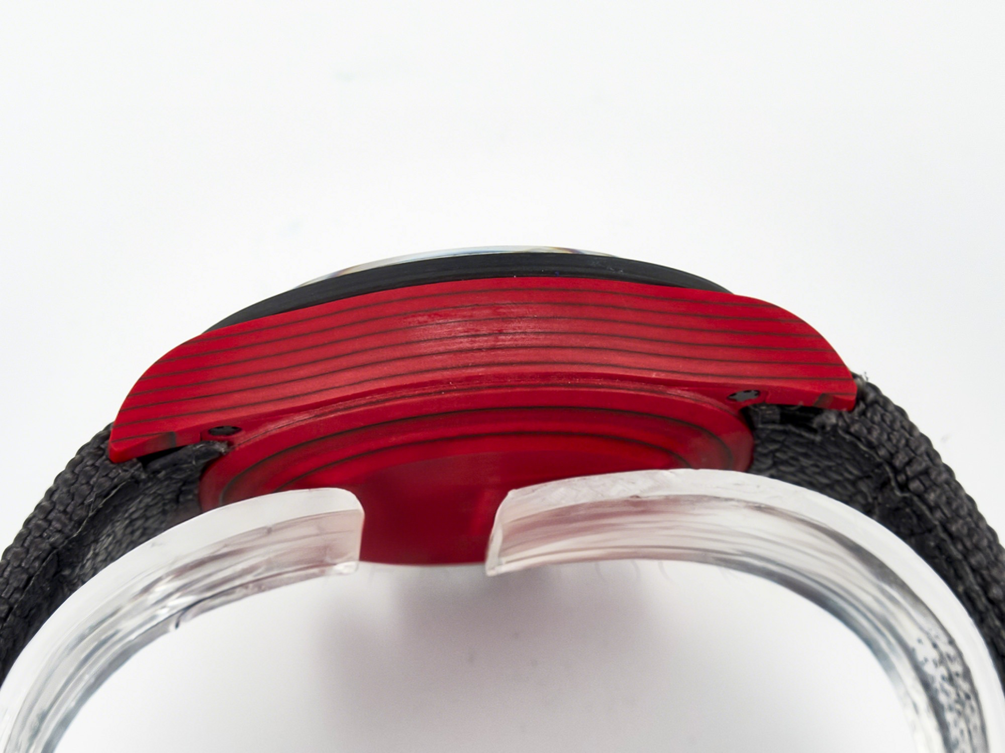 Rolex Daytona DIW Carbon DIWF 1:1 Best Edition Red Dial on Gray Nylon Strap SH7750-fasswatch