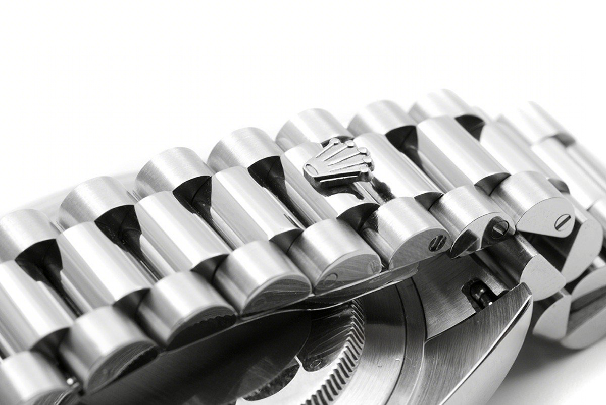 Rolex Day-Date II 218206 President Platinum Black Dial-fasswatch