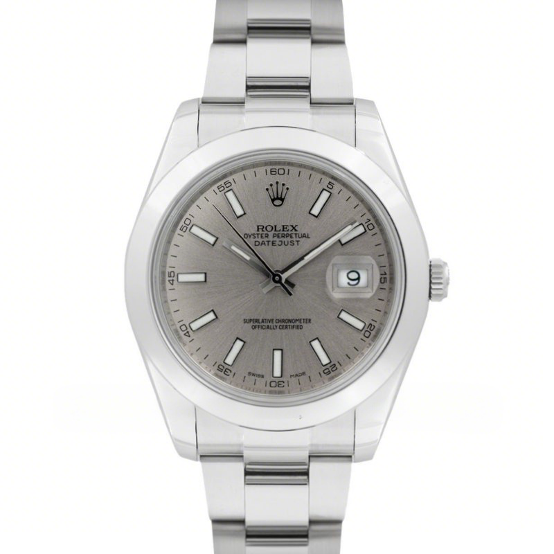 Rolex Datejust II 116300 Silver Dial Stick Markers-fasswatch