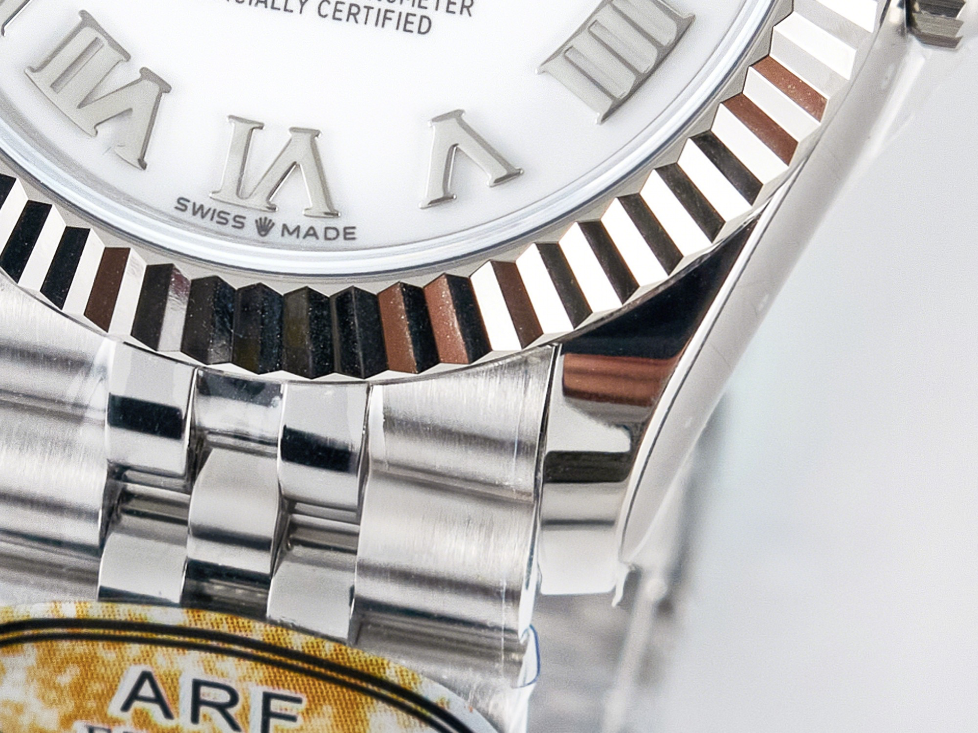 Rolex DateJust 31 278274 ARF 1:1 Best Edition 904L Steel White Roman Dial on SS Jubilee Bracelet ETA 2688-fasswatch
