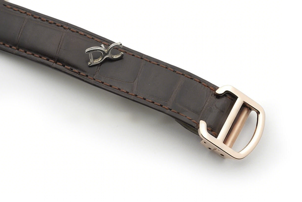 Cle de Cartier Tourbillon Rose Gold 35mm on Brown Leather Strap-fasswatch