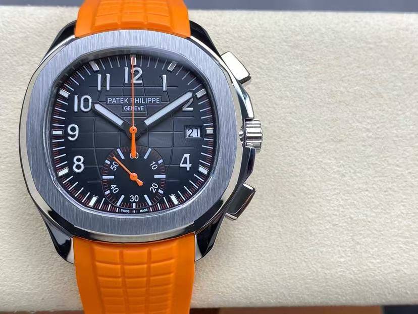 Patek Philippe Aquanaut Chronograph Stainless Steel B&P 5968A-001-fasswatch