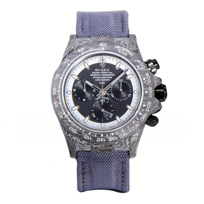 Rolex Daytona DIW Cream Invert Carbon-fasswatch