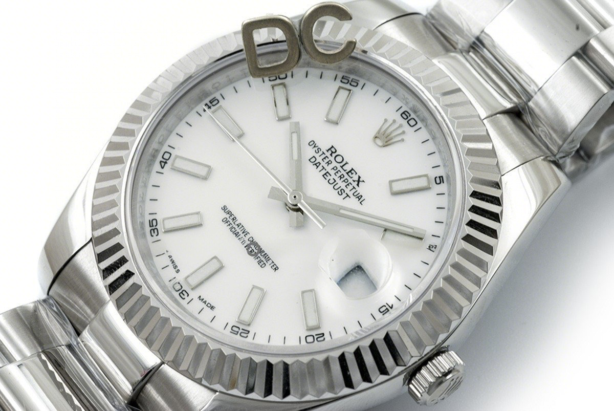 Rolex Datejust II 116300 White Dial-fasswatch
