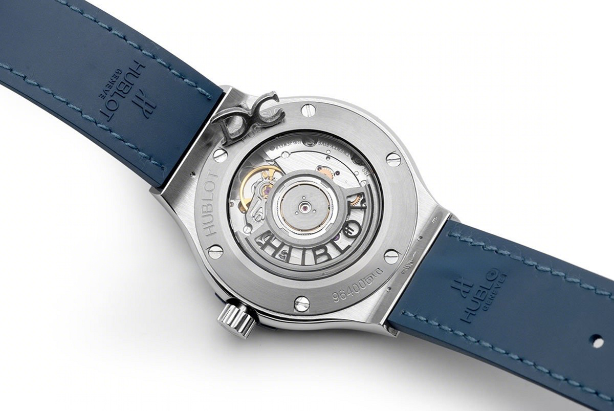 Hublot Classic Fusion Automatic 38mm Blue Dial in Titanium-fasswatch