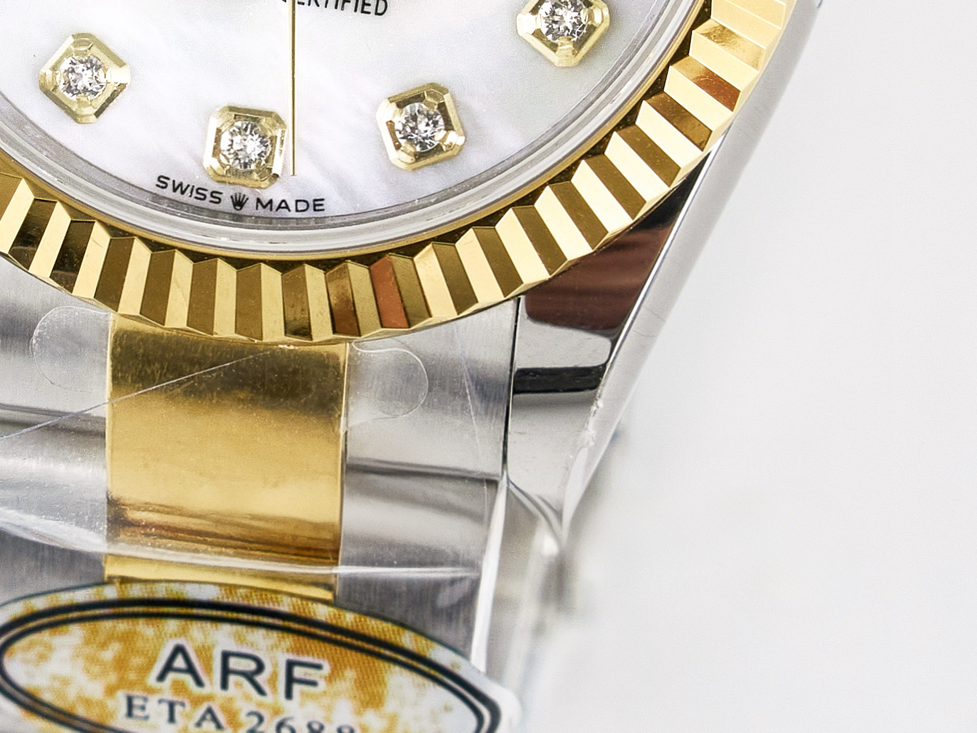 Rolex DateJust 31 278273 ARF 1:1 Best Edition 904L Steel White MOP Dial on SS/YG Oyster Bracelet ETA 2688-fasswatch