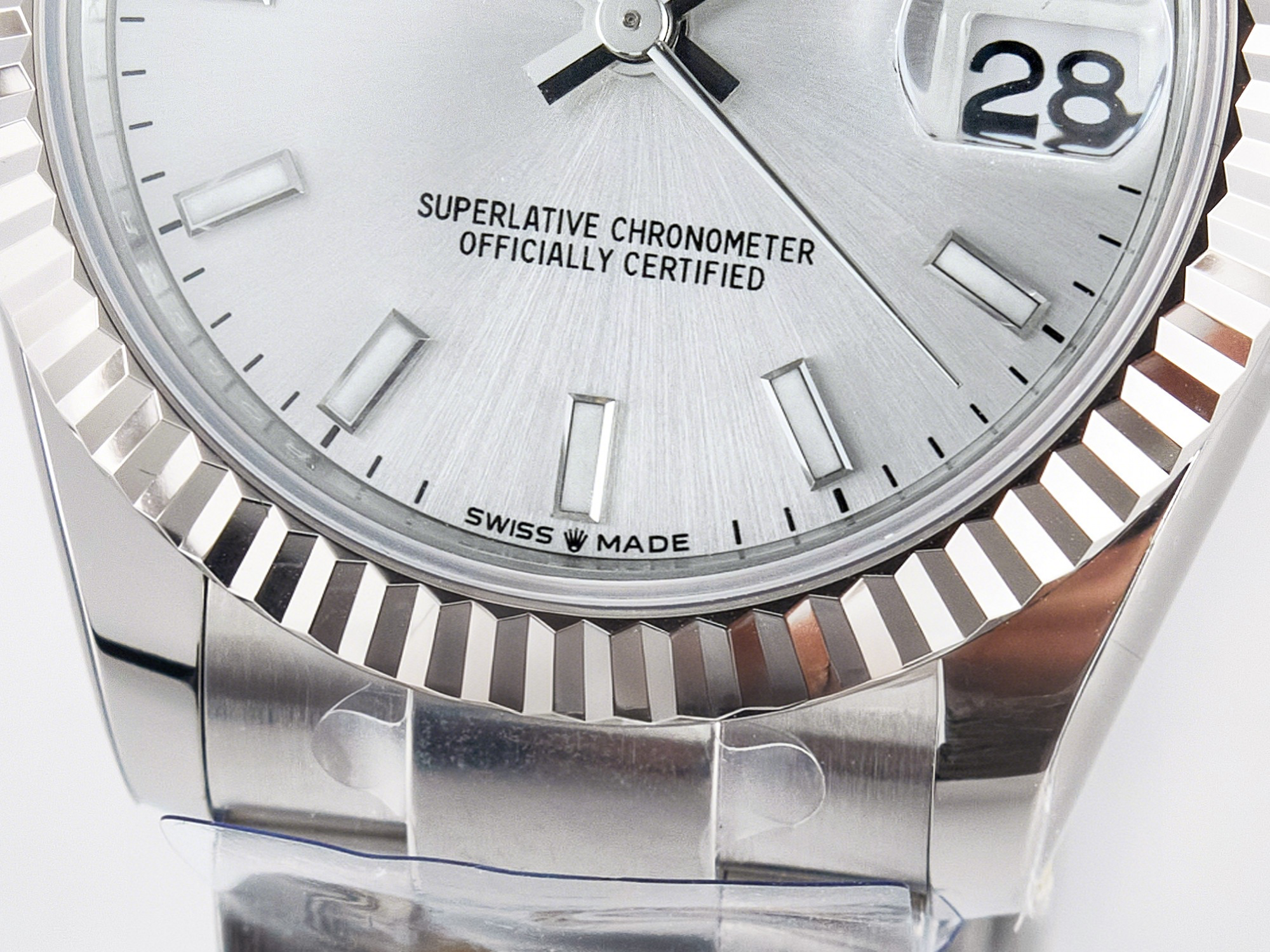 Rolex DateJust 31 278274 ARF 1:1 Best Edition 904L Steel Silver Dial Stick Marker on SS Oyster Bracelet ETA 2688-fasswatch