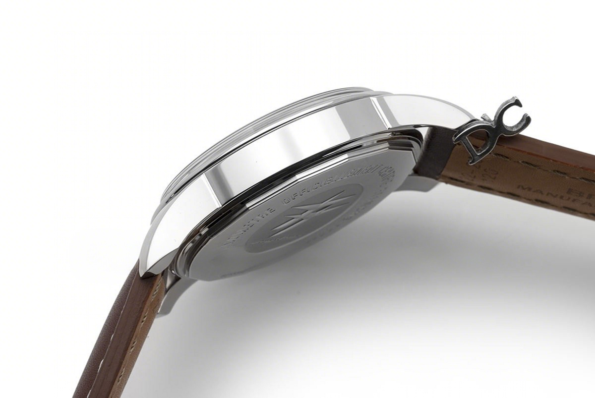 Breitling Transoccean Day & Date Silver Dial in Steel on Leather Strap-fasswatch