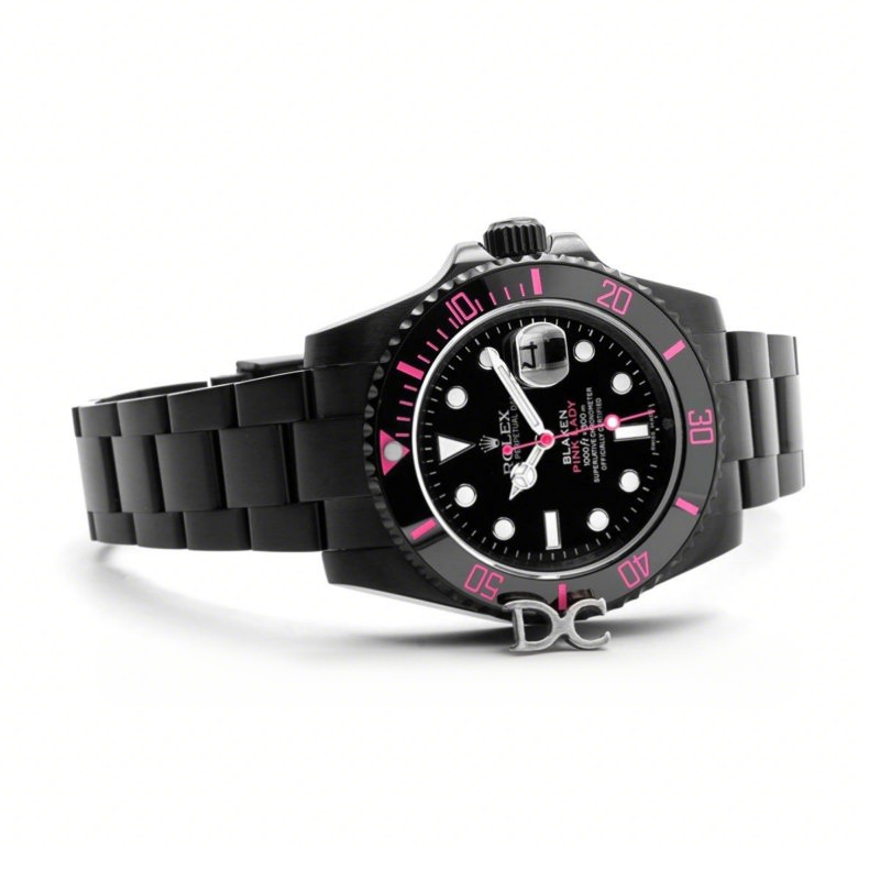 Rolex Blaken Submariner Pink Lady PVD Steel-fasswatch