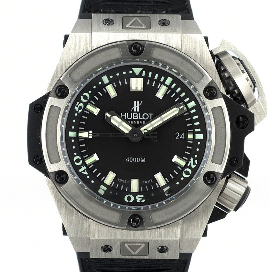Hublot King Power Oceanographic 4000m Diver in Titanium-fasswatch