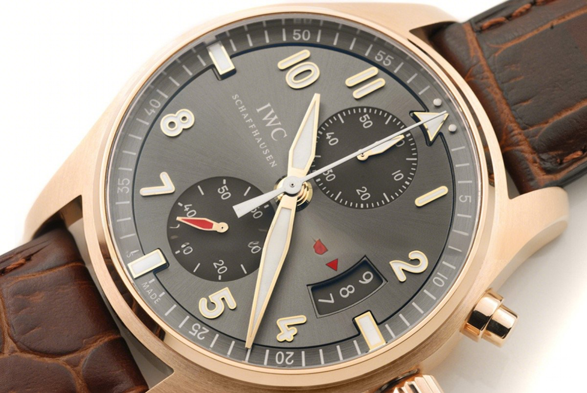 IWC Pilot’s Watch Spitfire Chronograph IW387803 Rose Gold-fasswatch