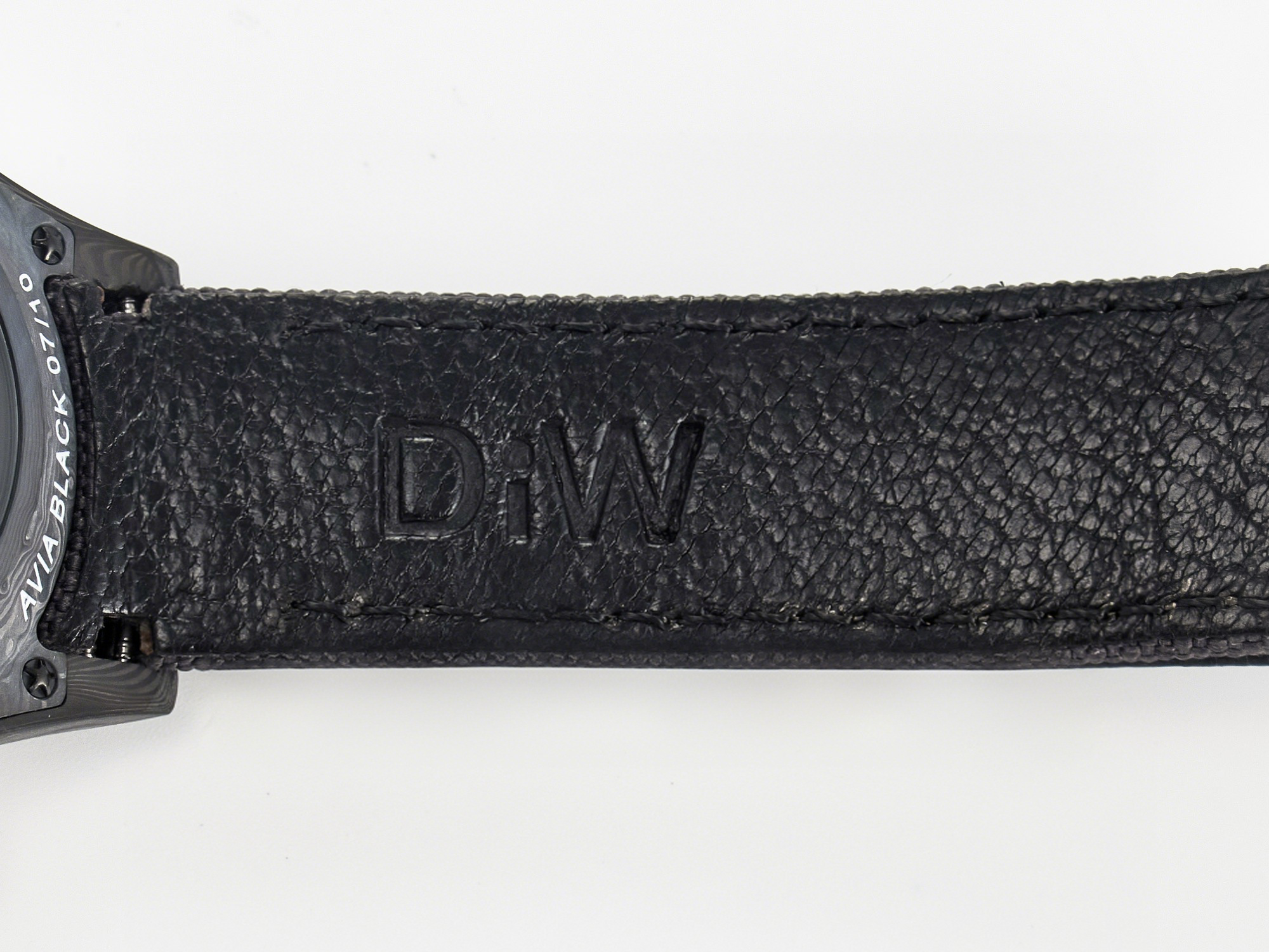 Rolex Daytona DIW “AVIA BLACK” Carbon DIWF 1:1 Best Edition Black/Red Dial on Black/Yellow Nylon Strap SH4130-fasswatch