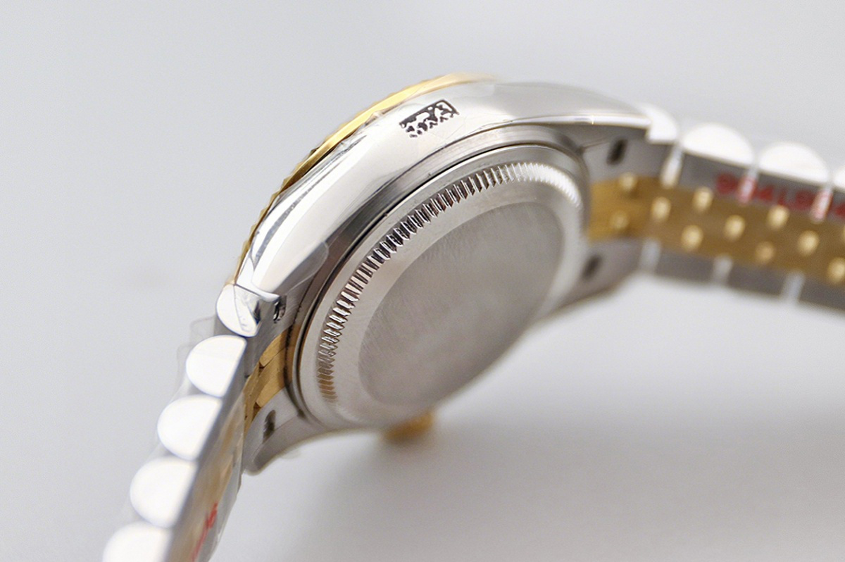 Rolex Ladies Datejust 279383RBR Champagne Dial with Diamond Marker in Yellow Gold/Steel-fasswatch