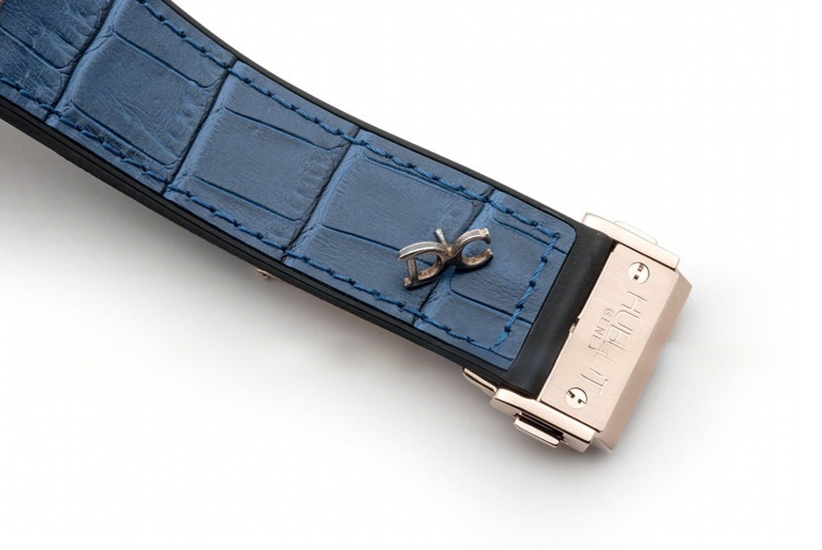 Hublot Classic Fusion Chronograph Blue Dial with Blue Marker in Rose Gold-fasswatch