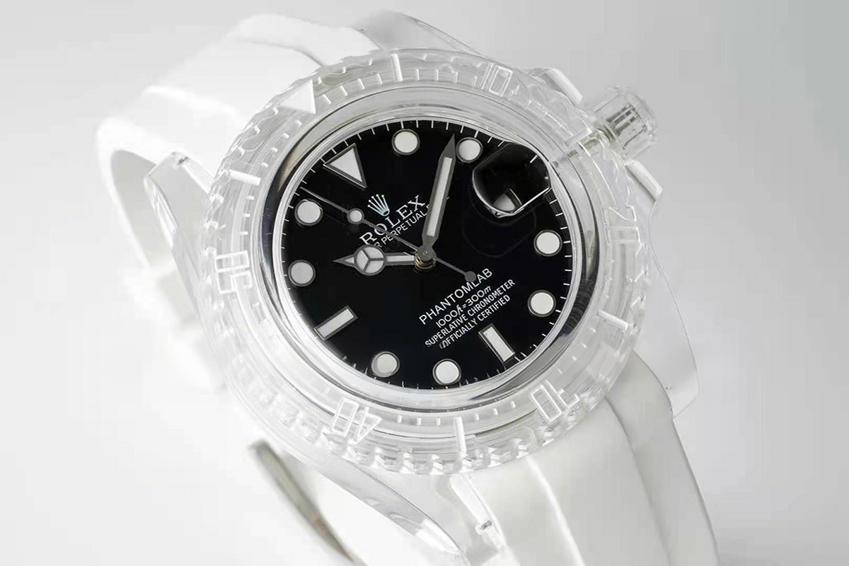 Rolex Phantomlab Submariner Black Dial-fasswatch