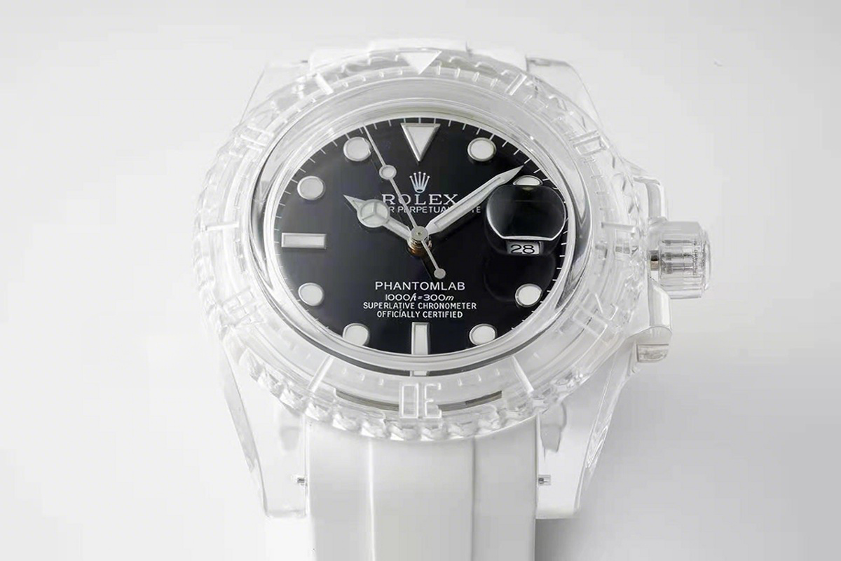 Rolex Phantomlab Submariner Black Dial-fasswatch