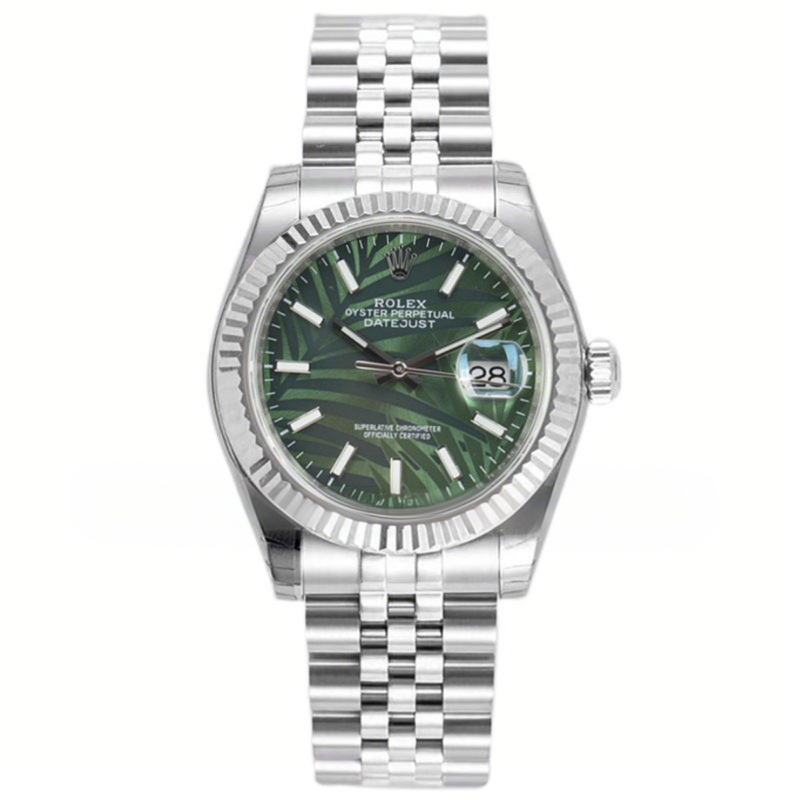 Rolex Datejust 36 126234 Olive Green Dial in Steel on Jubilee Bracelet-fasswatch