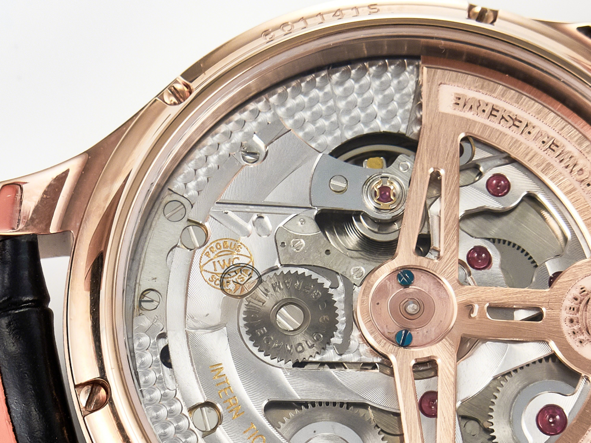 IWC IW5033 Portugieser Perpetual Calendar RG V9F 1:1 Best Edition White Dial on Black Leather Strap A52610-fasswatch