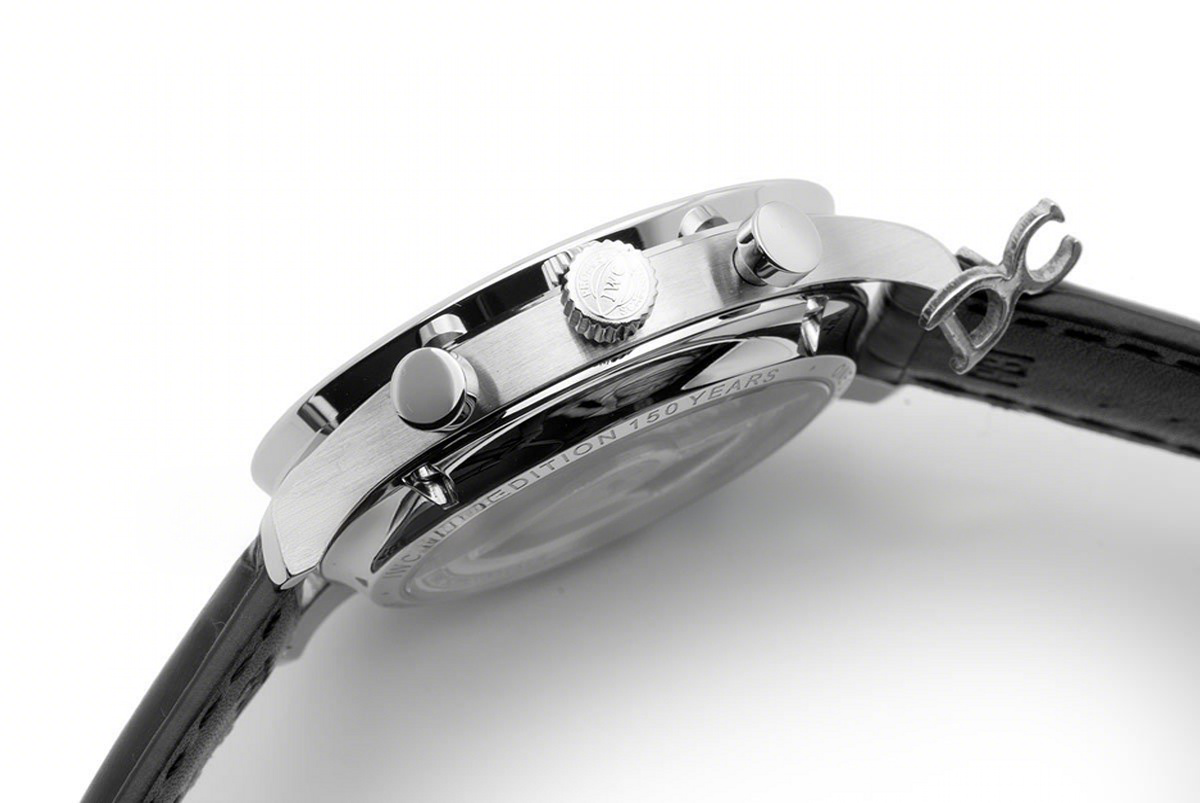 IWC Portugieser Chronograph Edition “150 Years” IW371601 Blue Dial In Steel-fasswatch