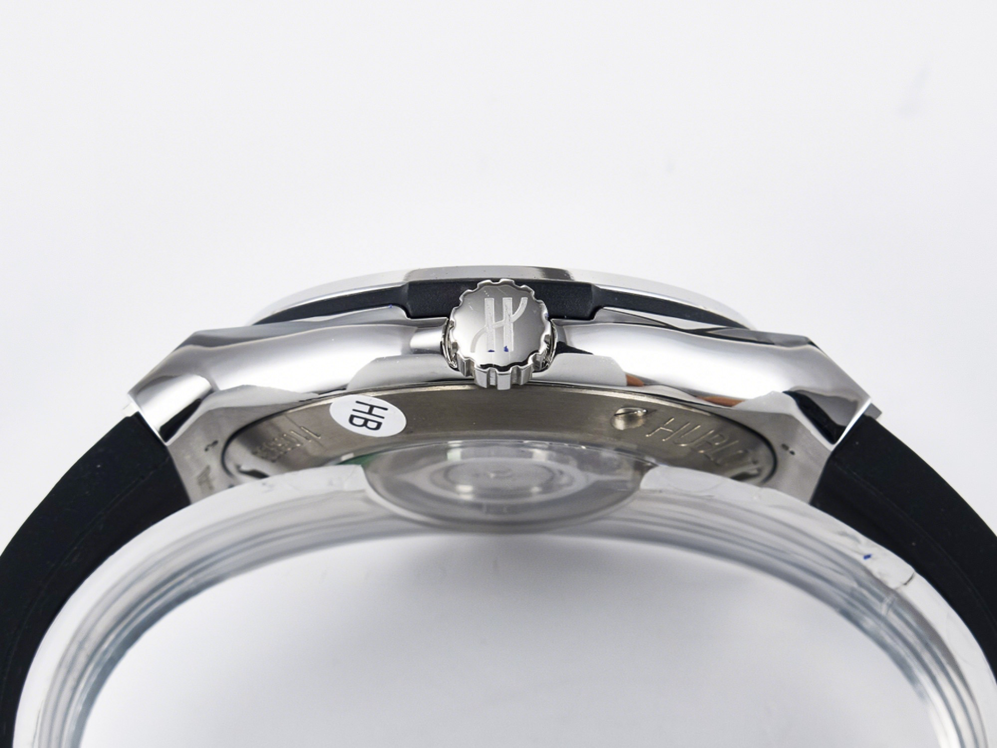 Hublot Classic Fusion Bang 42mm HBF 1:1 Best Edition Black Dial Diamonds Bezel on Black Rubber Strap A2892-fasswatch