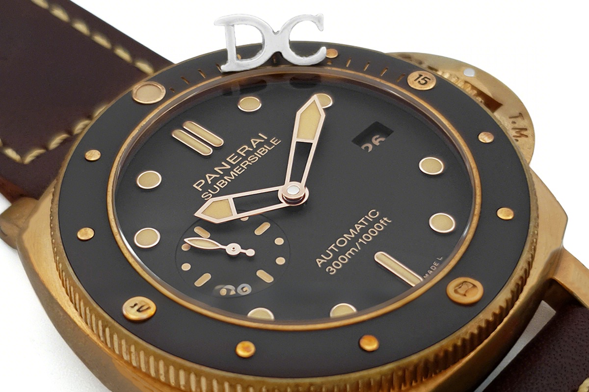 Panerai PAM968 Luminor Submersible Bronzo 47mm-fasswatch
