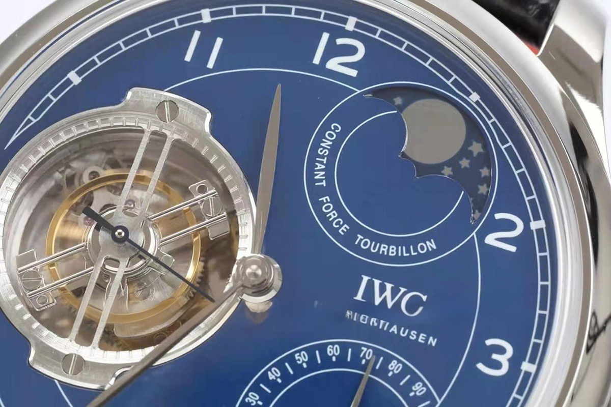 IWC Portugieser Constant-Force Tourbillon Edition ‘150 Years’ IW590203 Blue Dial-fasswatch