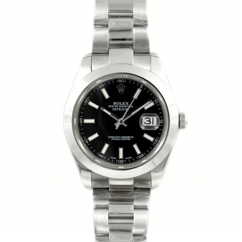 Rolex Datejust II 116300 Black Dial-fasswatch
