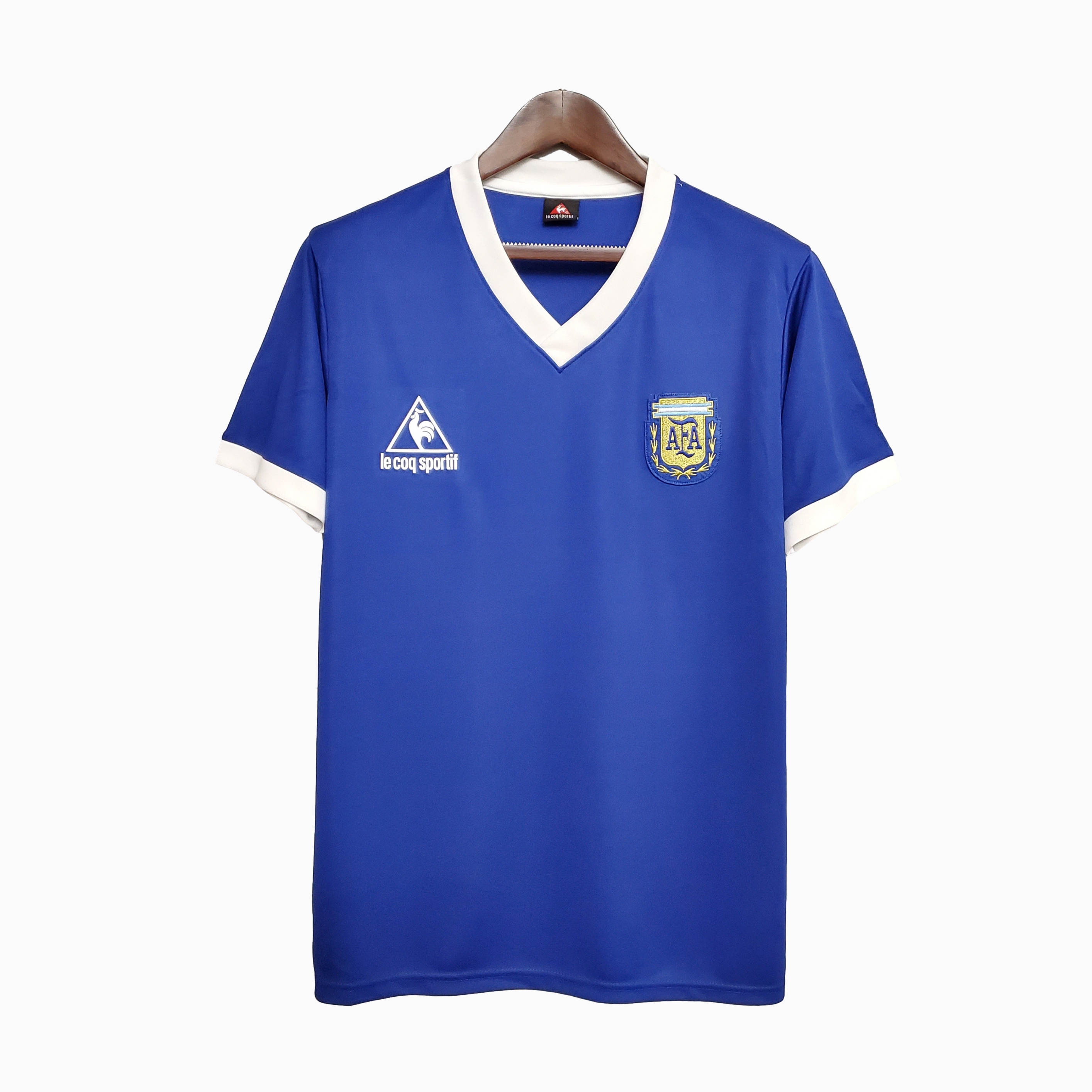 SIUjerseys-Retro Argentina 1986 Away Stadium Jersey