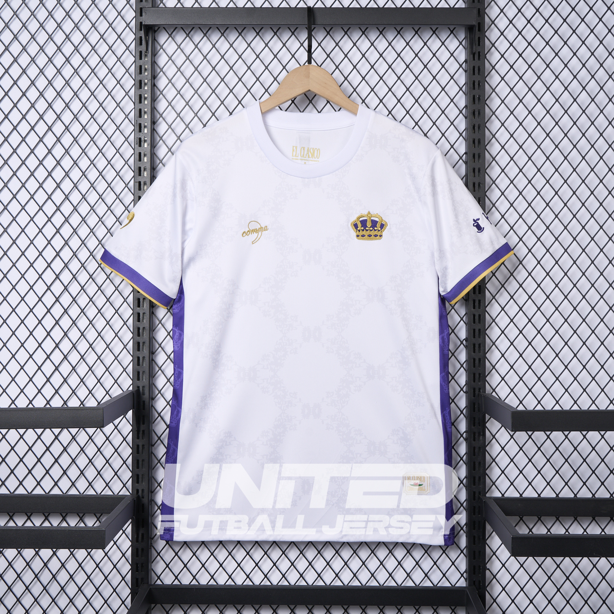 unitedfutballjersey-Real Madrid 2024-25 COMMA Gareth Bale Jersey - Fans Version