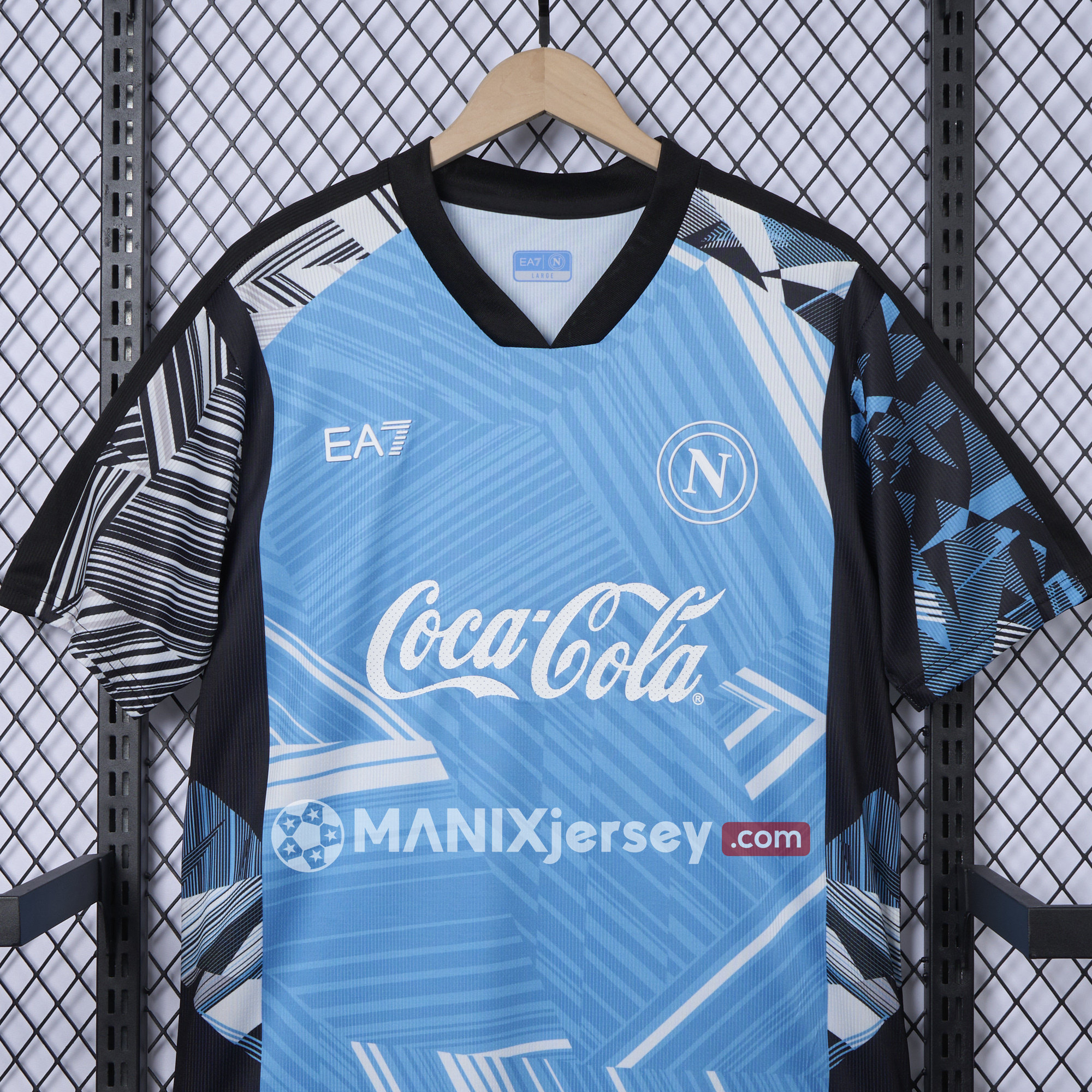 ManixJersey.com | Napoli 24-25 Pre-Match Training Jersey - Fans Version -Customize Name, Number and Patch | Worldwide Shipping