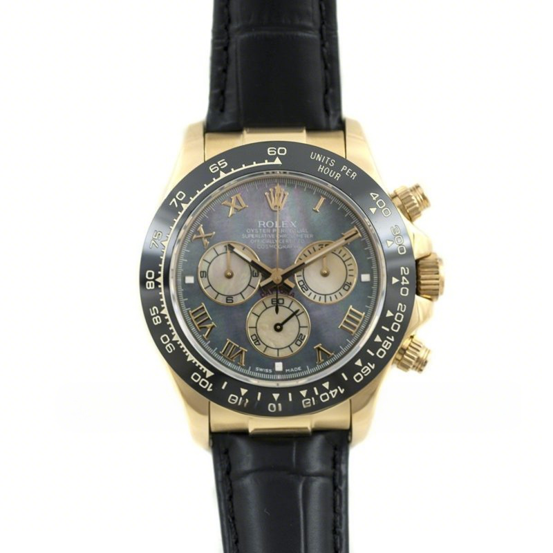 Rolex Daytona 116515 Mother of Pearl Dial in Yellow Gold-fasswatch