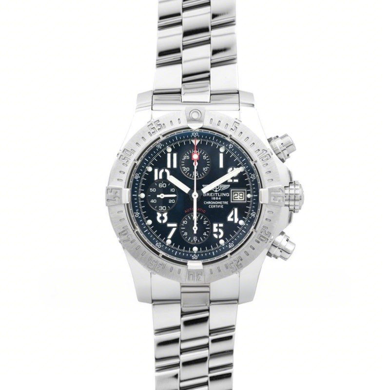 Breitling Avenger Skyland Blue Dial in Steel-fasswatch